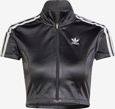 ADIDAS ORIGINALS Sweatvest 'Adicolor' in de kleur Zwart / Wit, Productweergave