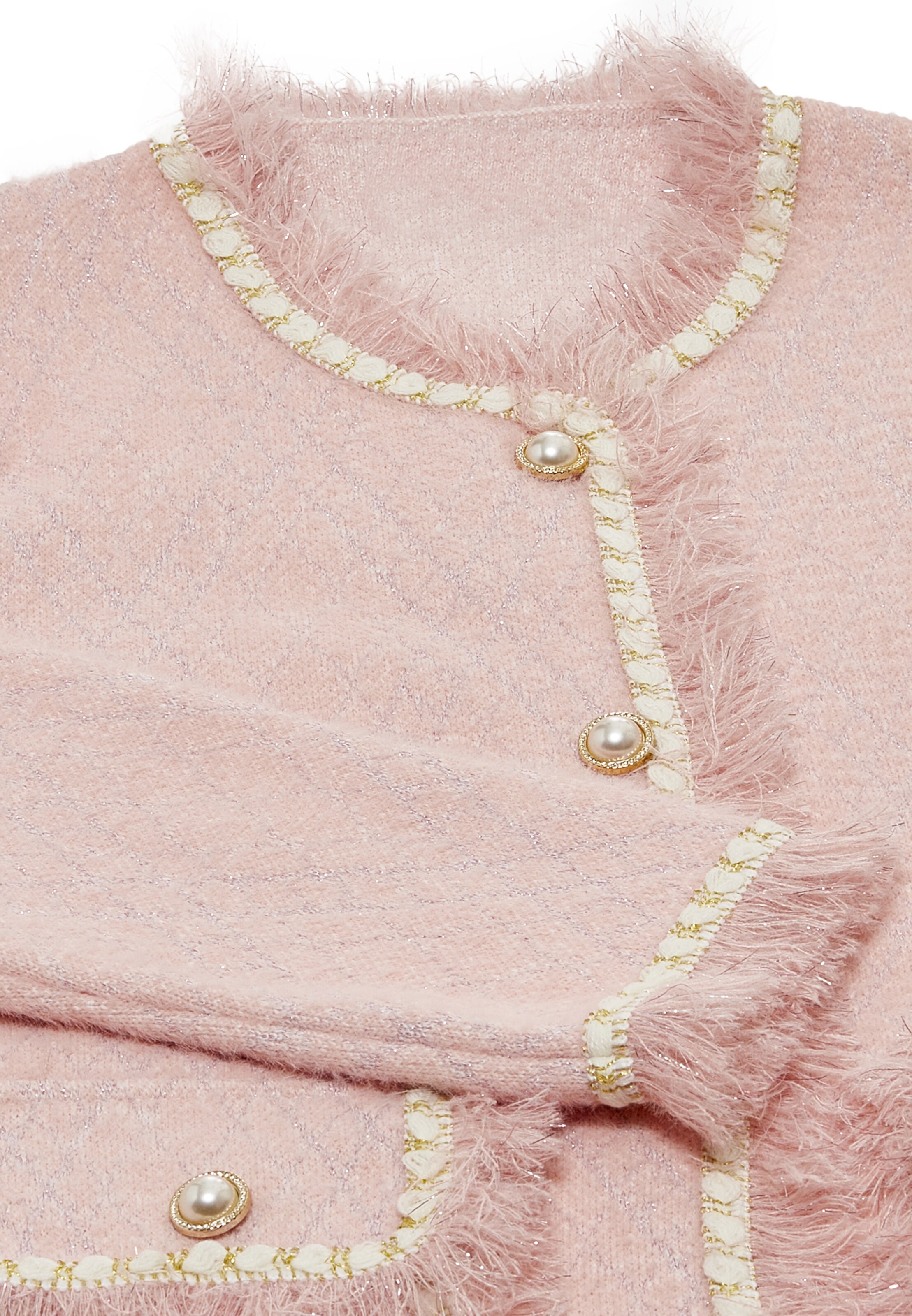 ALARY Knit cardigan in Pink