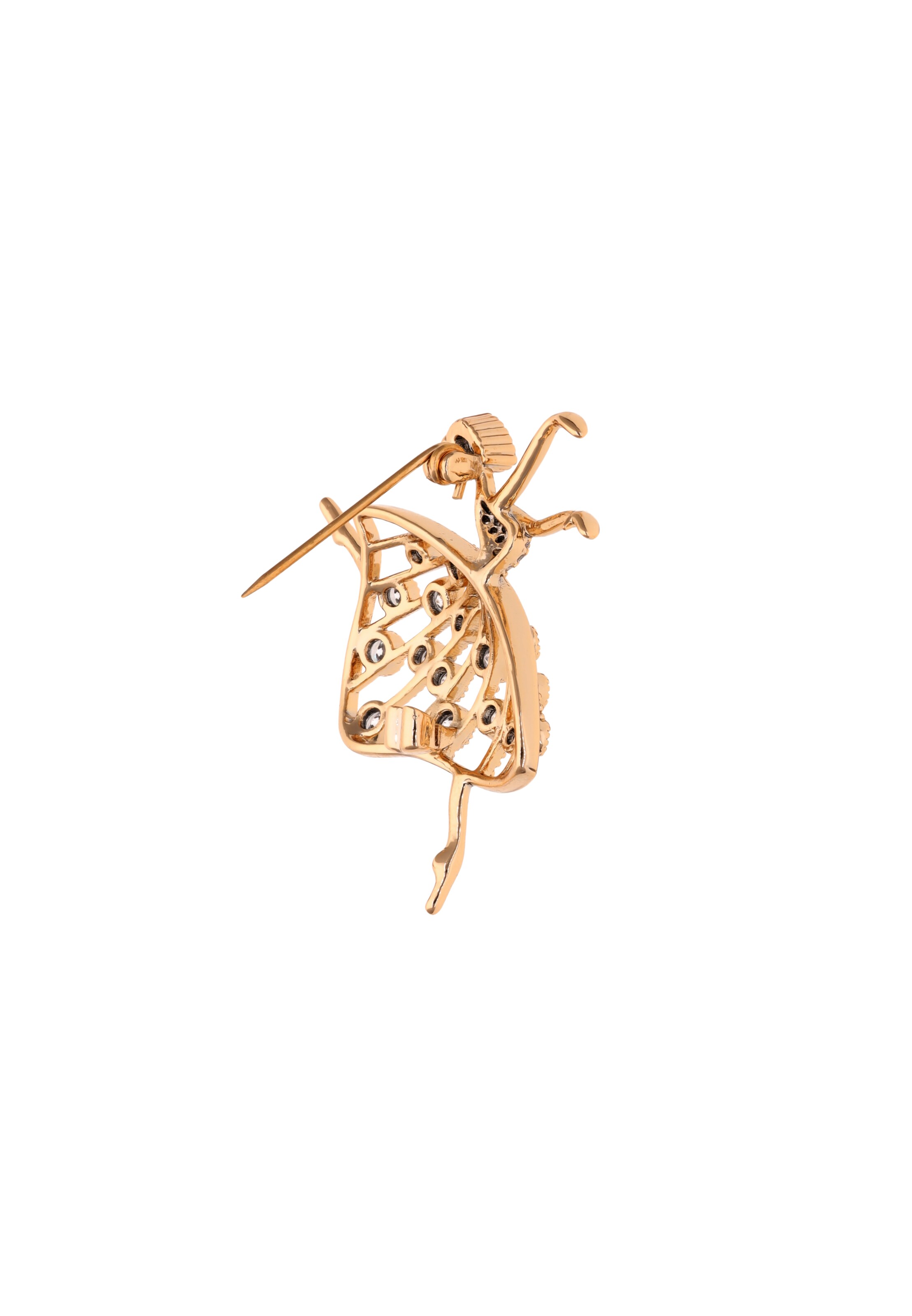 faina Brooch in Gold