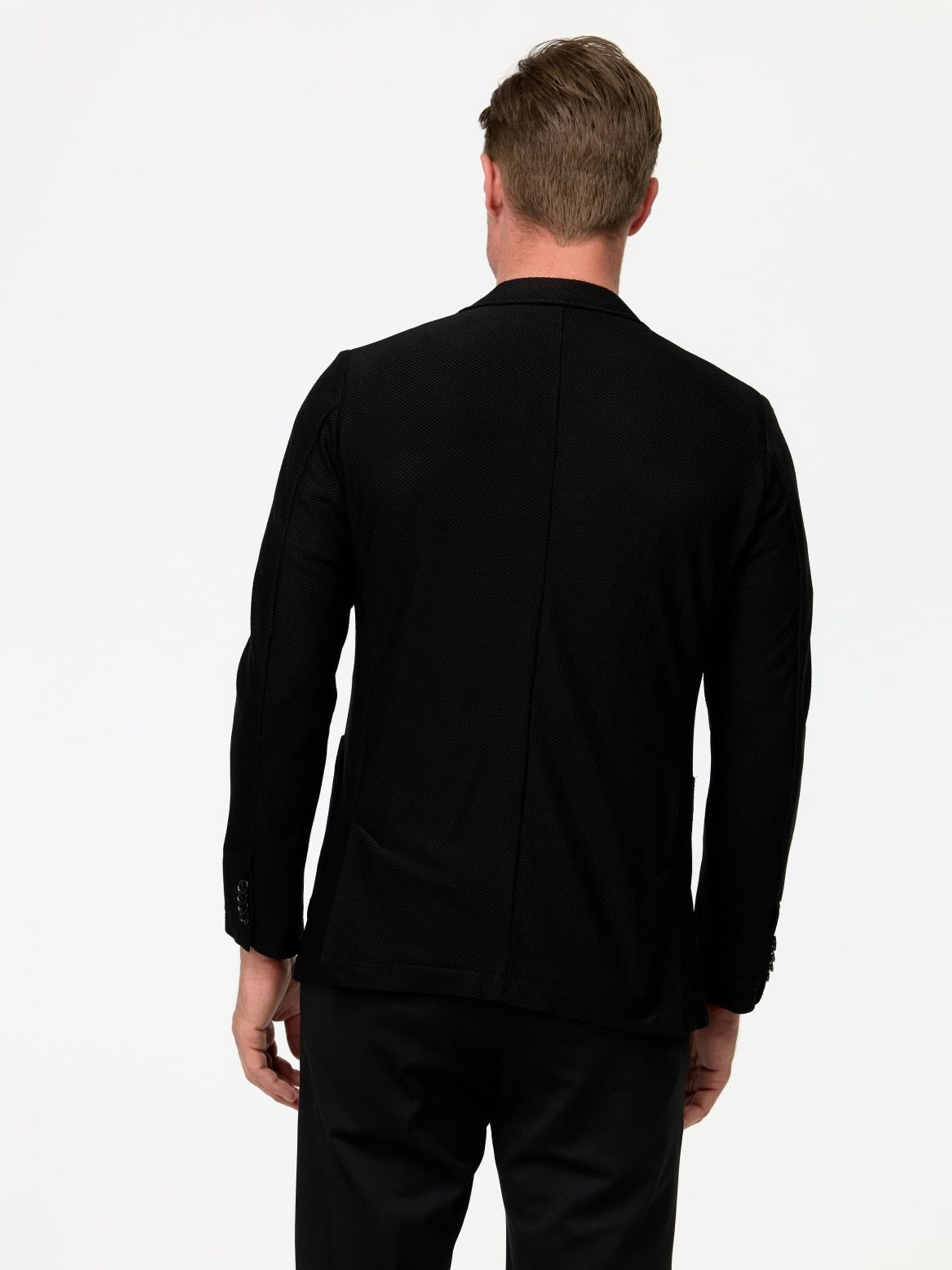 Zuitable Slim fit Suit Jacket 'DiBob' in Black