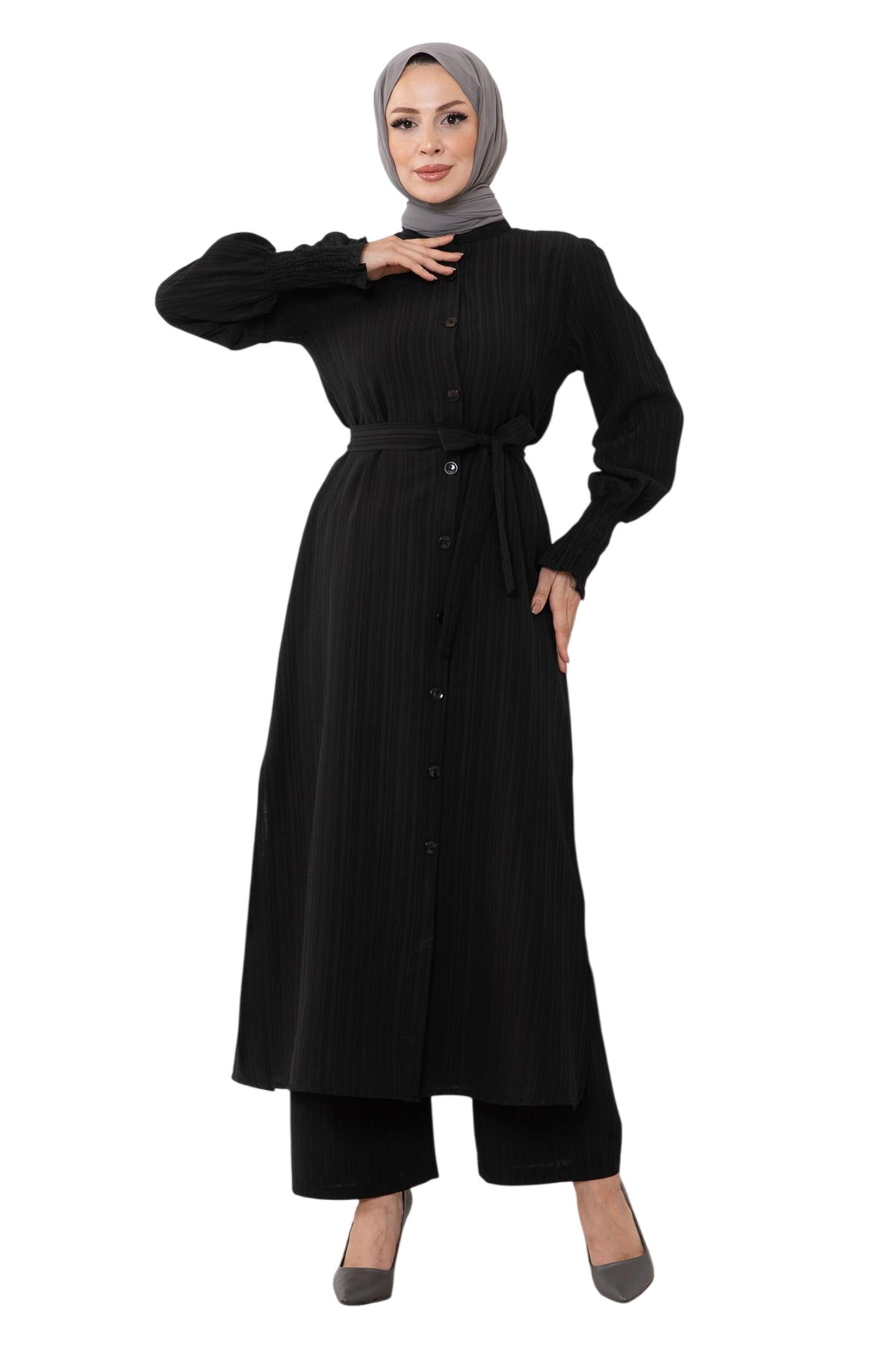 MODAMIHRAM Dress in Black: front