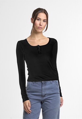 Urban Classics - Camiseta en negro: frente