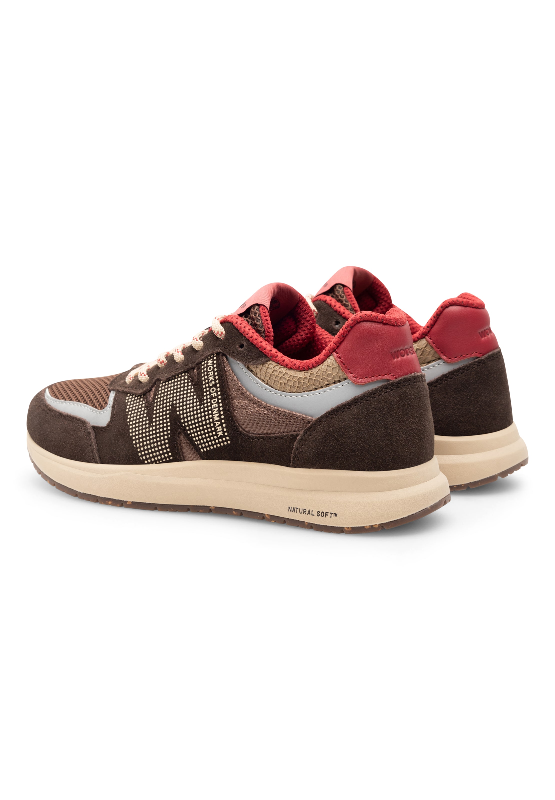 Baskets basses ' Rigmor ' WODEN en marron