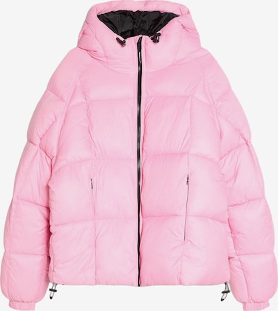 Bershka Talvitakki värissä roosa / musta, Tuotenäkymä