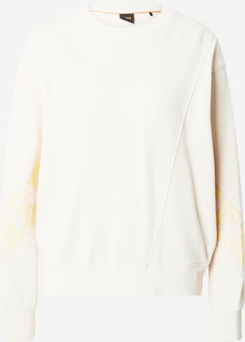 BOSS Orange Sweatshirt 'Eprep' i beige: framsida