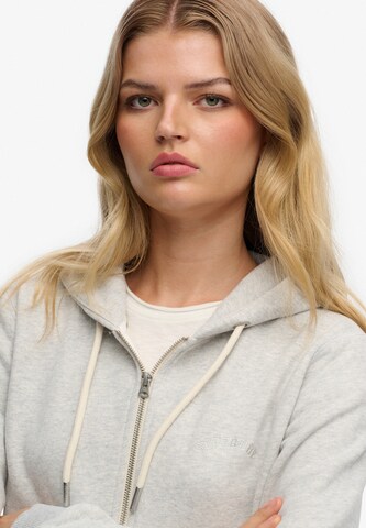 Veste de survêtement 'Essential' Superdry en gris