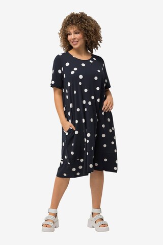 Robe Ulla Popken en bleu : devant