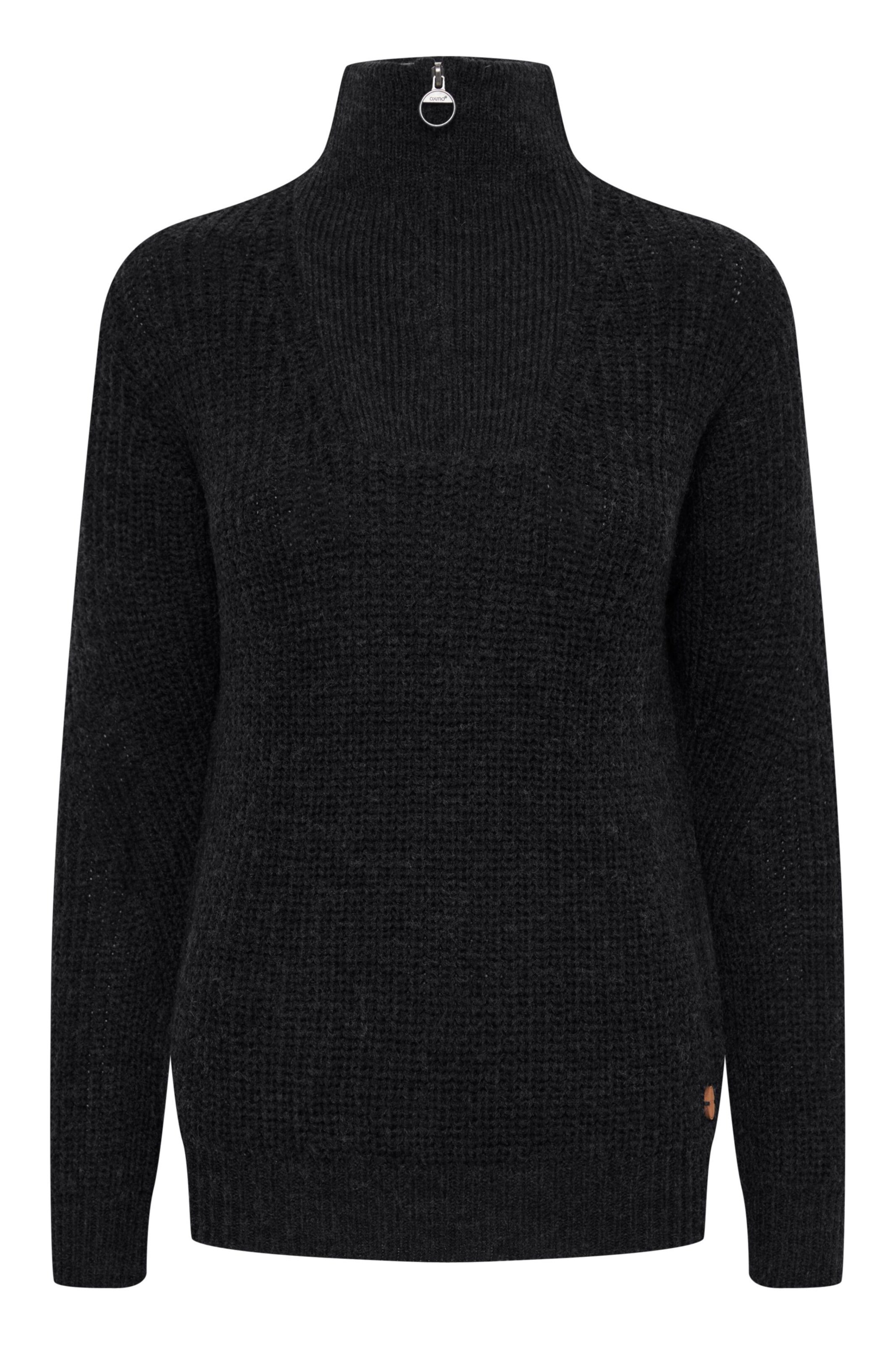 Oxmo Pullover 'Nancy' in Schwarz: Vorderseite