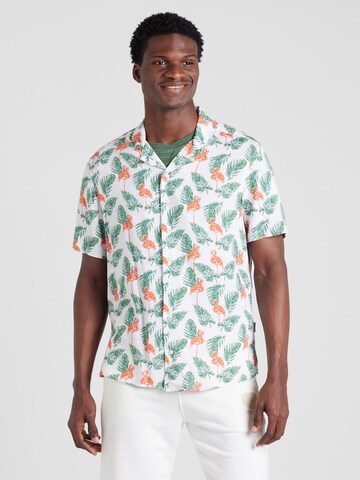 BLEND - Regular Fit Camisa em verde: frente