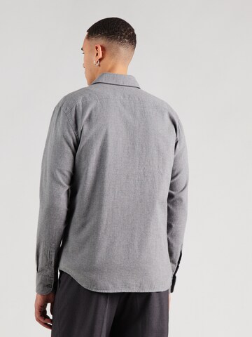 BOSS Slim Fit Hemd in Grau: Rückseite