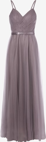 Laona Evening Dress in Purple: front