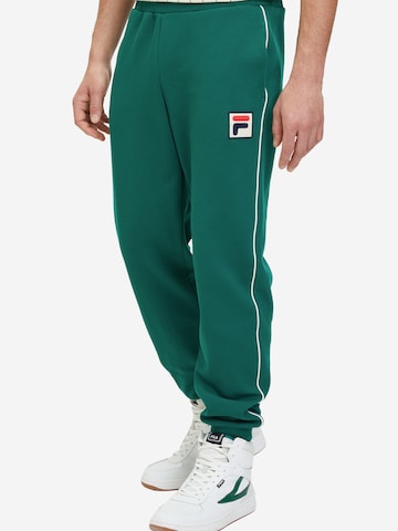 Tapered Pantaloni 'LINCOLN' di FILA in verde: frontale