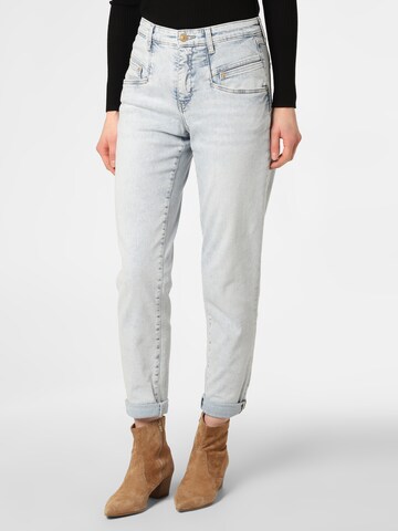 MAC Tapered Jeans 'Rich Carrot' in Blue: front