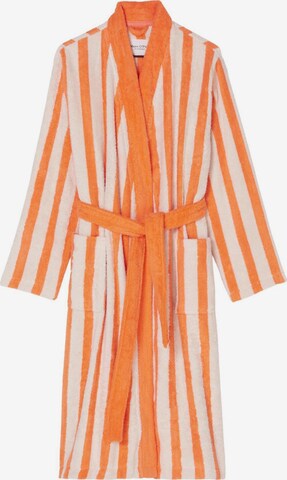 Marc O'Polo Long Bathrobe in Orange: front