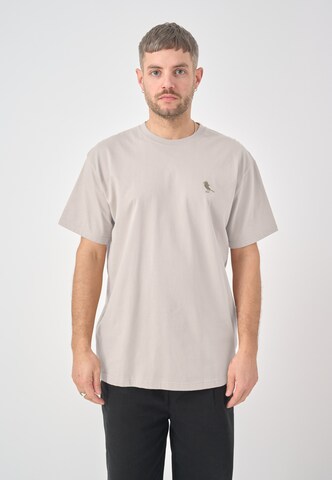 Cleptomanicx T-Shirt in Grau: Vorderseite