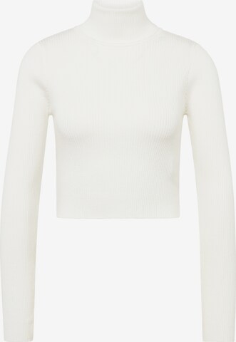 Mavi Sweater in White: front