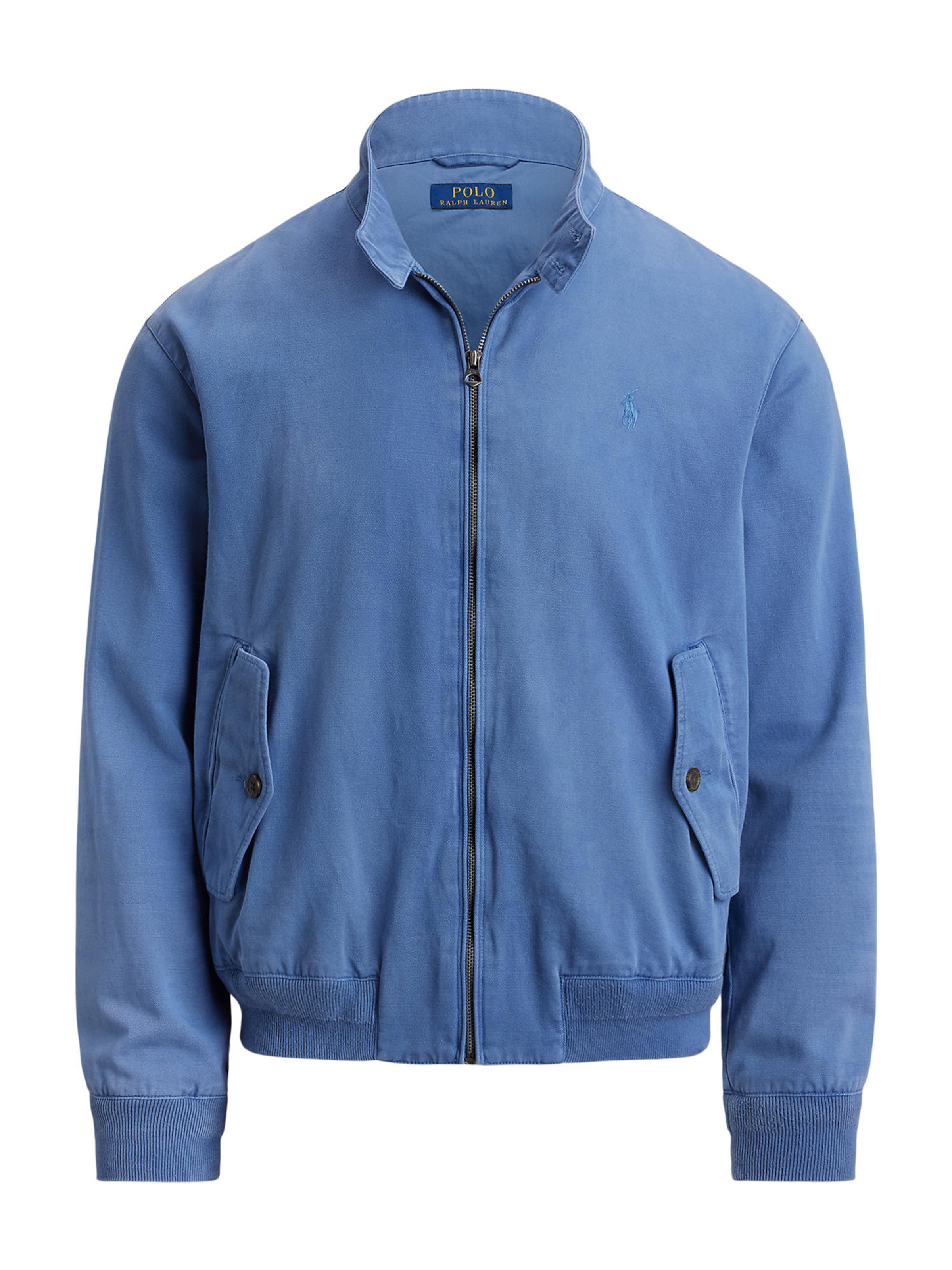 mėlyna Polo Ralph Lauren Demisezoninė striukė 'MONTAUK': priekis