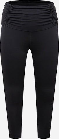 ADIDAS SPORTSWEARSportske hlače 'Studio Gathered ' - crna boja: prednji dio