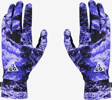 NIKE Спортивные перчатки в Лиловый: спереди