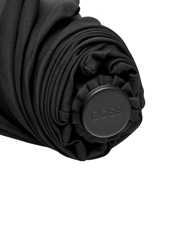 BOSS Paraplu 'Pocket umbrella Varsity' in Zwart
