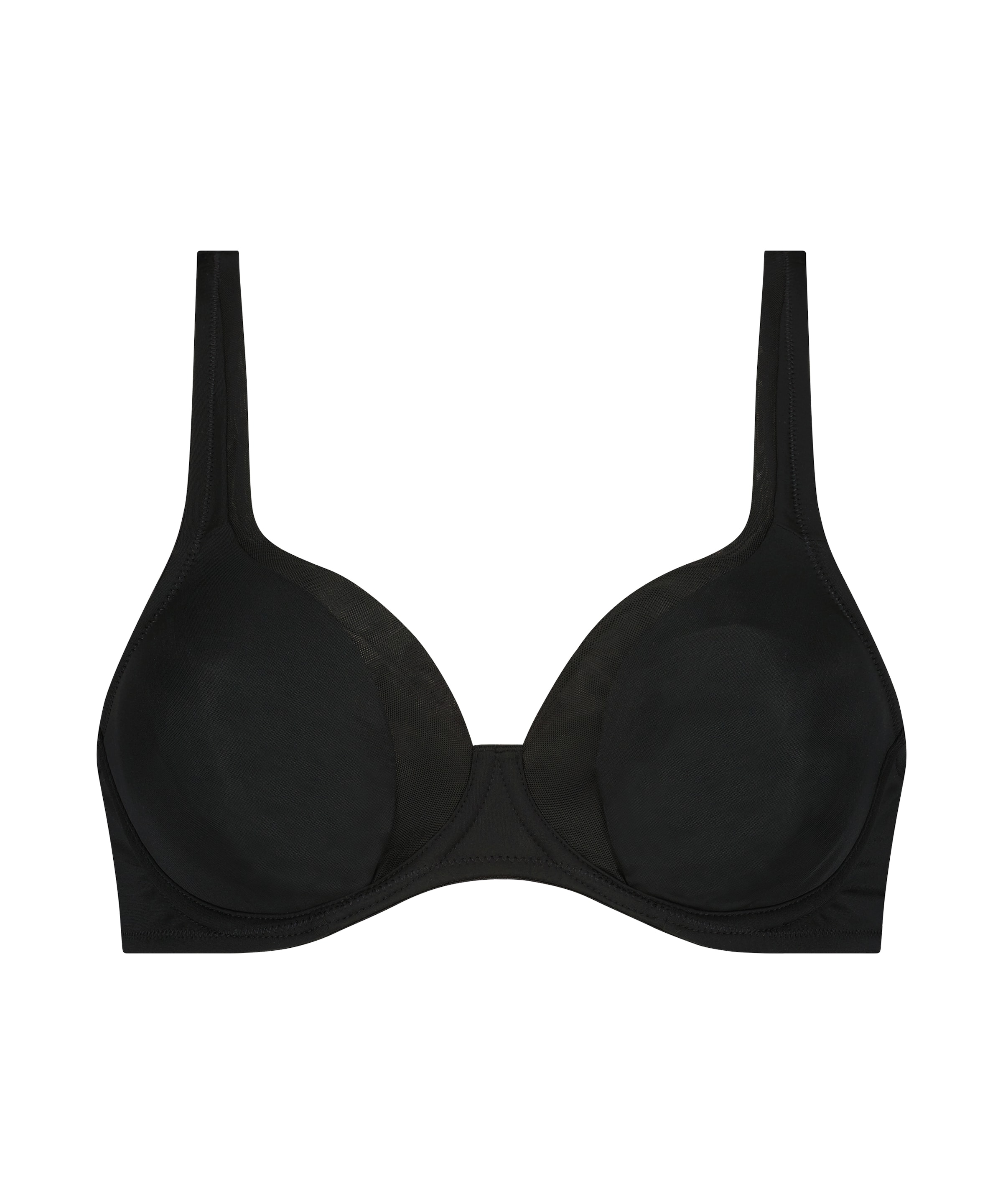 Hunkemöller T-shirt Bra in Black: front