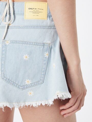 ONLY Wide Leg Shorts 'Chiara' in Blau