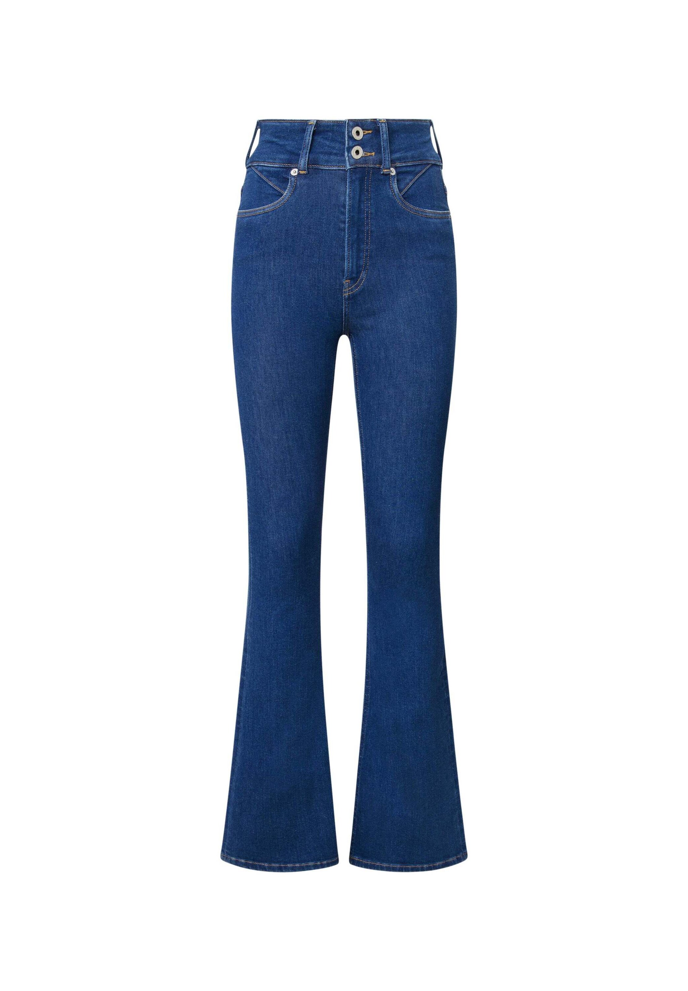 Pepe Jeans Jeans 'UHW' in de kleur Blauw denim, Productweergave