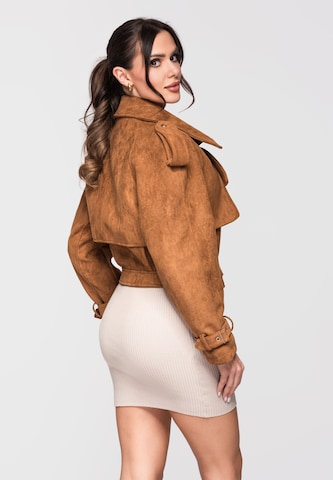 Manteau mi-saison 'OW-JAFL-0112' Ombre en marron