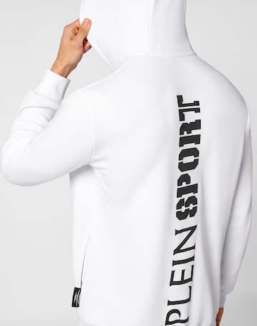 Plein Sport - Casaco em moletão em branco
