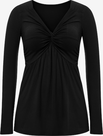 Tricou de la Imily Bela pe negru: față