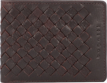 bugatti Wallet 'Woven' in Brown: front