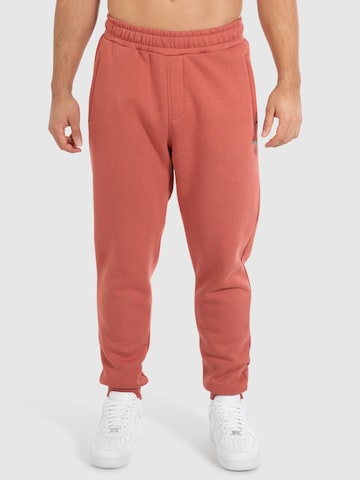 Effilé Pantalon 'Fiero' Smilodox en marron : devant