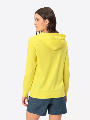 VAUDE Athletic Sweatshirt in Yellow