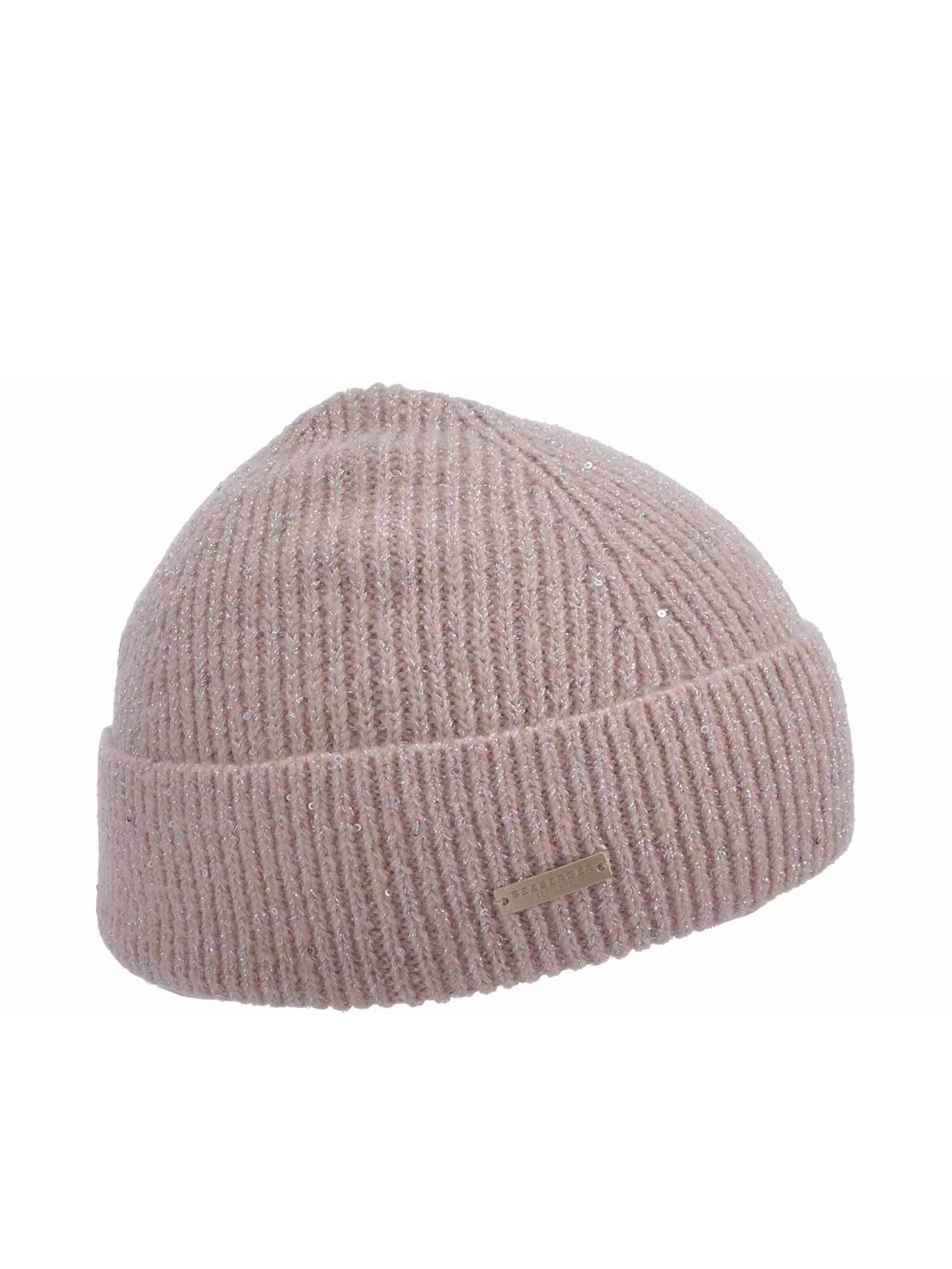 Seeberger Beanie 'Mütze' in Pink: front
