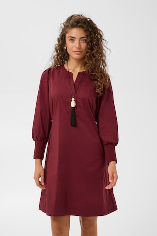 CULTURE Dress 'ANTOINETT' in Brown: front