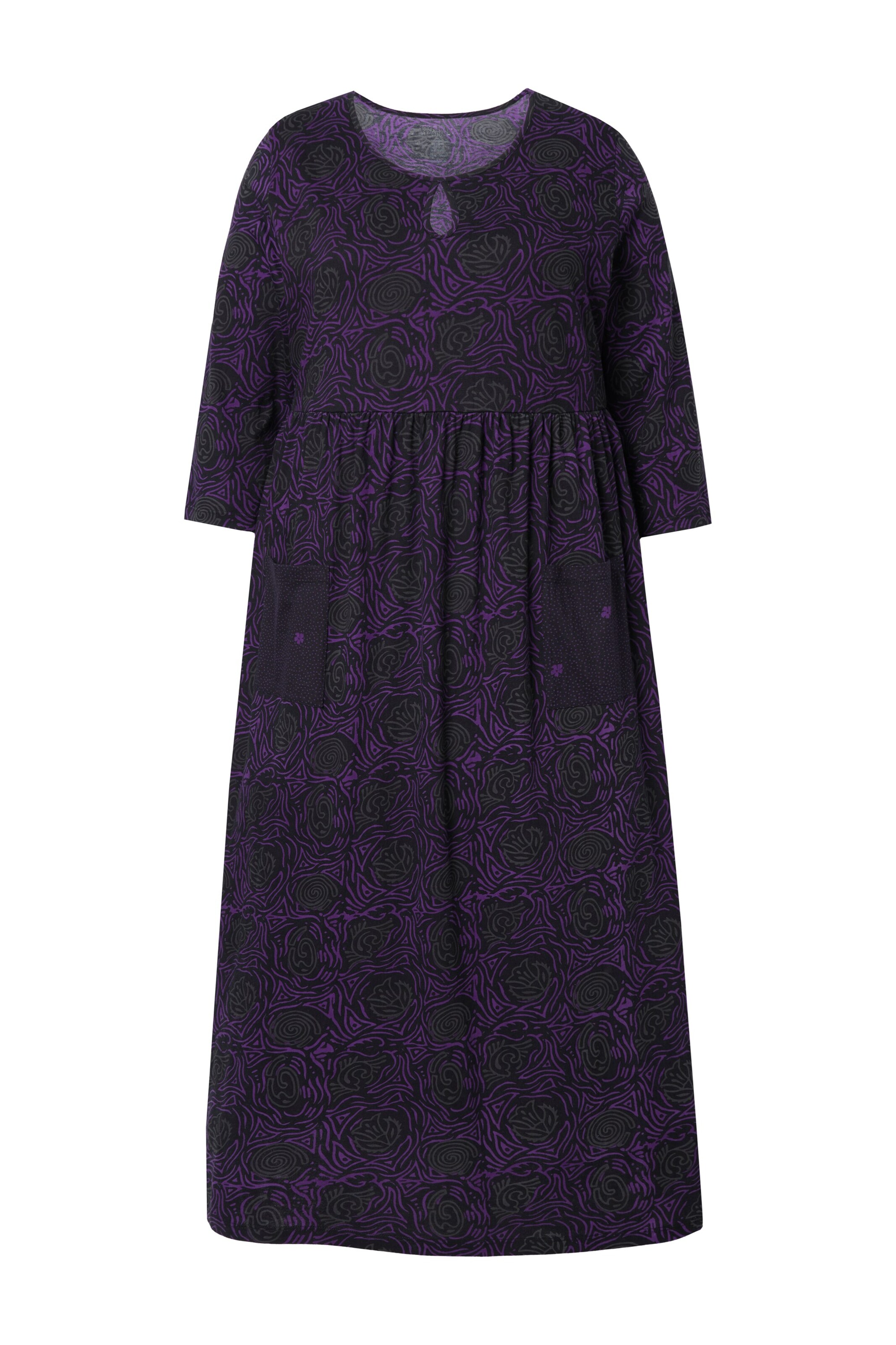 Ulla Popken Jurk in Blauw: voorkant