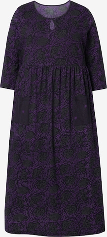 Robe Ulla Popken en bleu : devant
