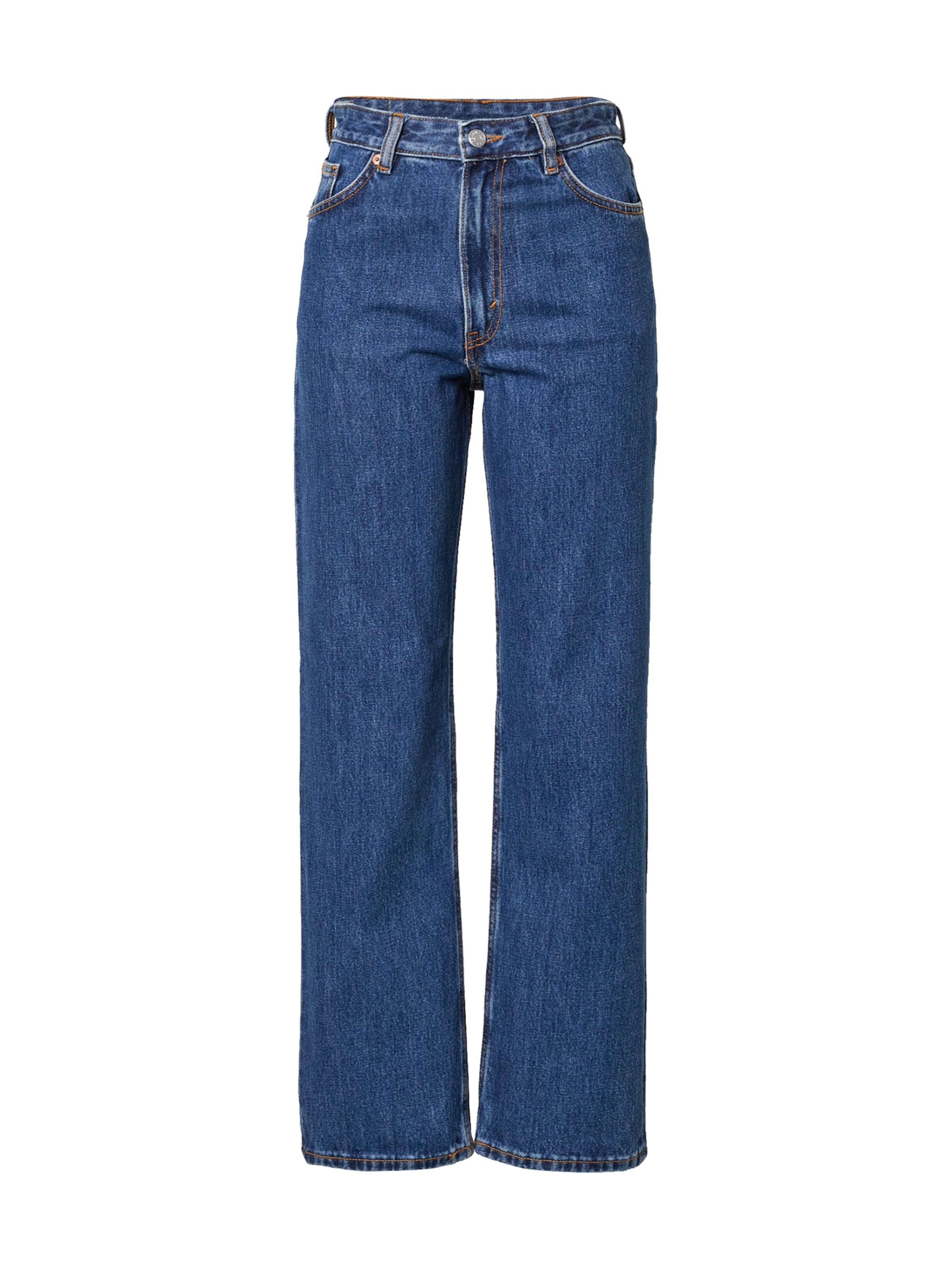 Monki Wide leg Jeans in Blue: front