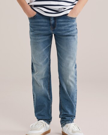 WE Fashionregular Traperice 'Jongens' - plava boja: prednji dio