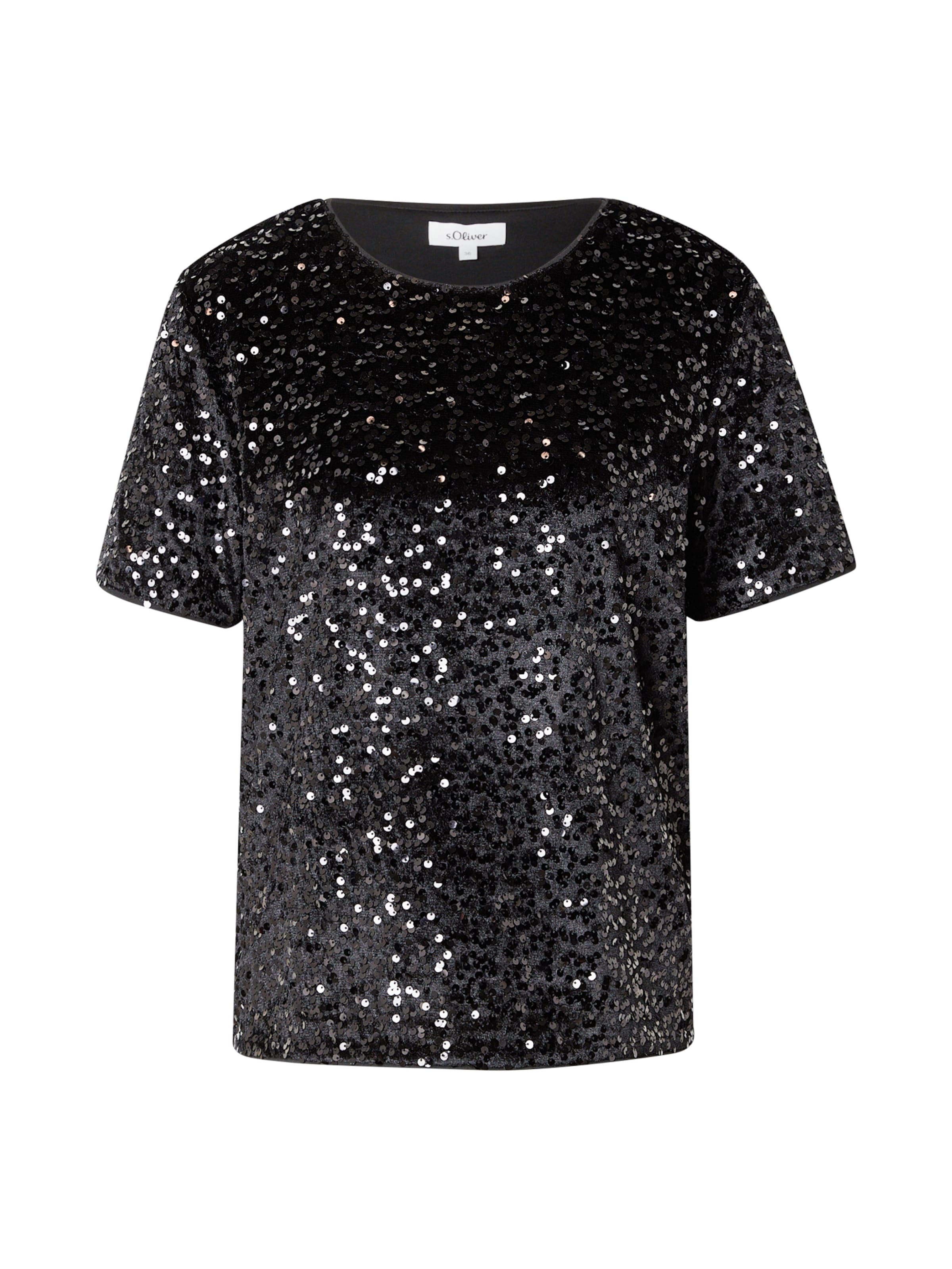 s.Oliver Tričko – černá: přední strana