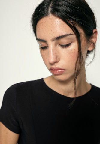 Pull&Bear Bluse in Schwarz