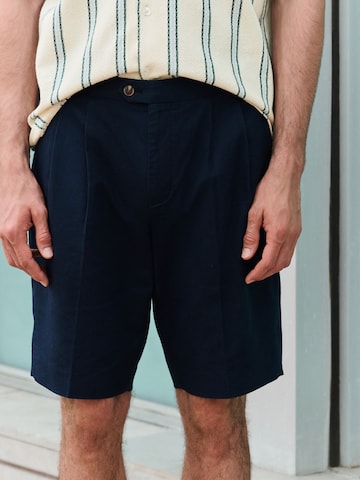 Regular Pantalon à pince Next en bleu : devant