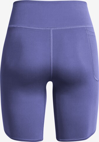 UNDER ARMOUR Skinny Sporthose 'Motion Crossover Bike' in Lila