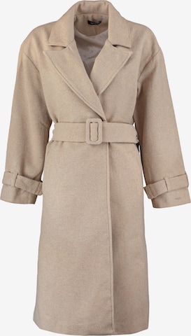 Manteau mi-saison Trendyol en marron : devant