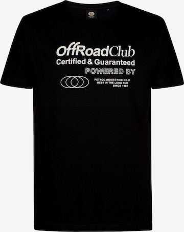 T-Shirt Petrol Industries en noir : devant