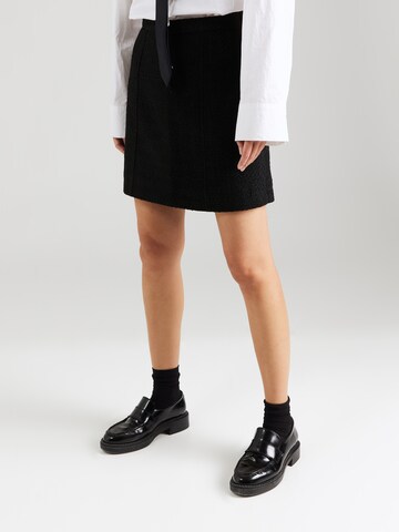 Y.A.S Skirt 'EMERA' in Black: front