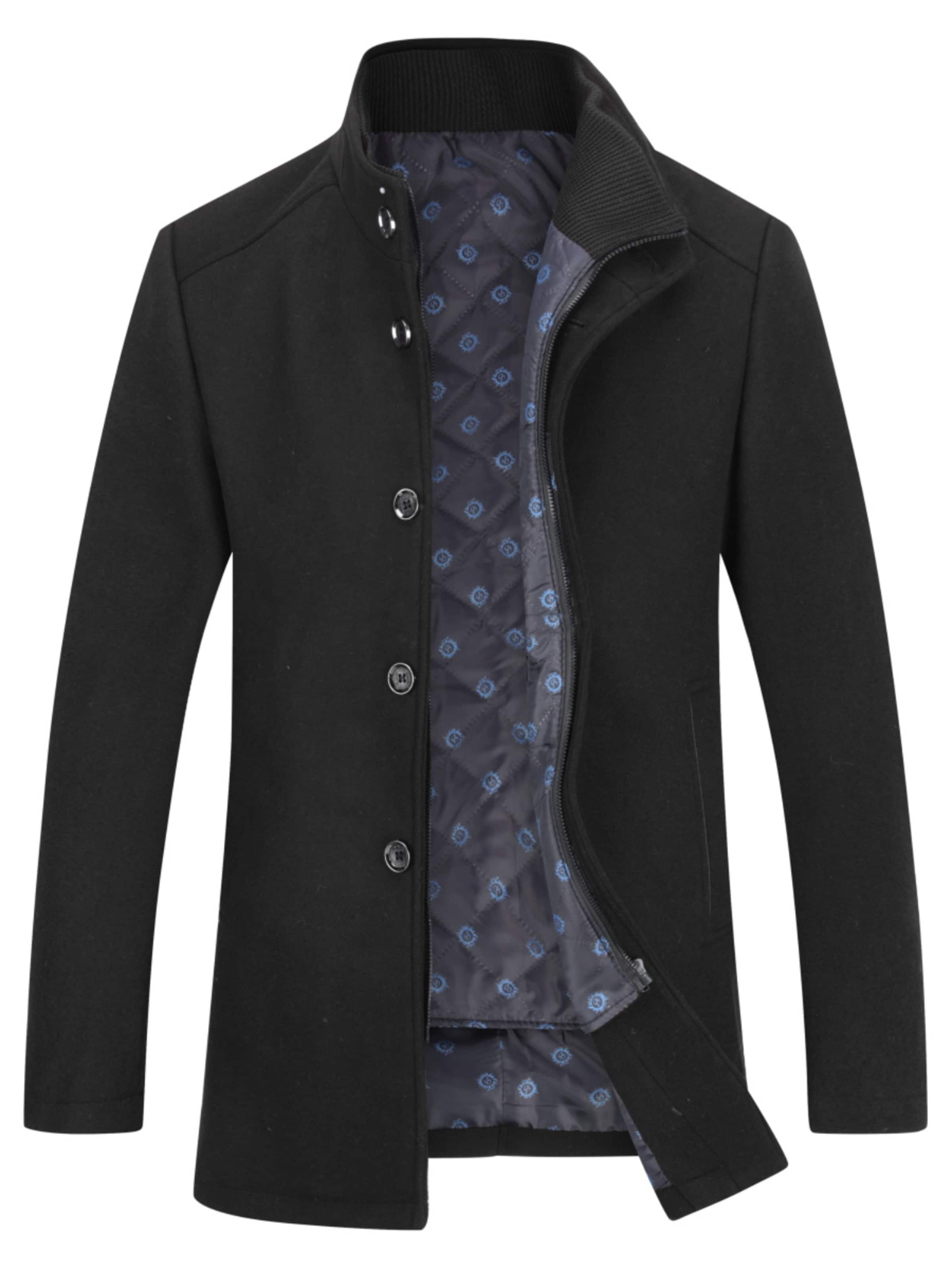 Youthup Winter Coat in Black