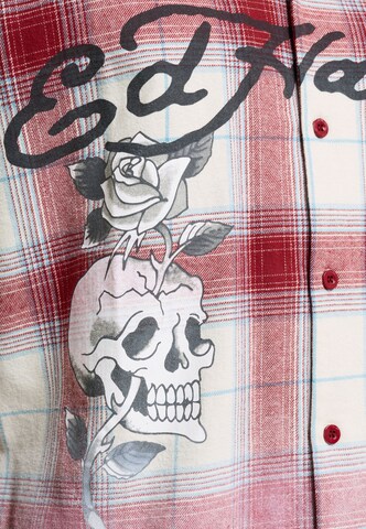 Ed Hardy Классический крой Рубашка в Красный