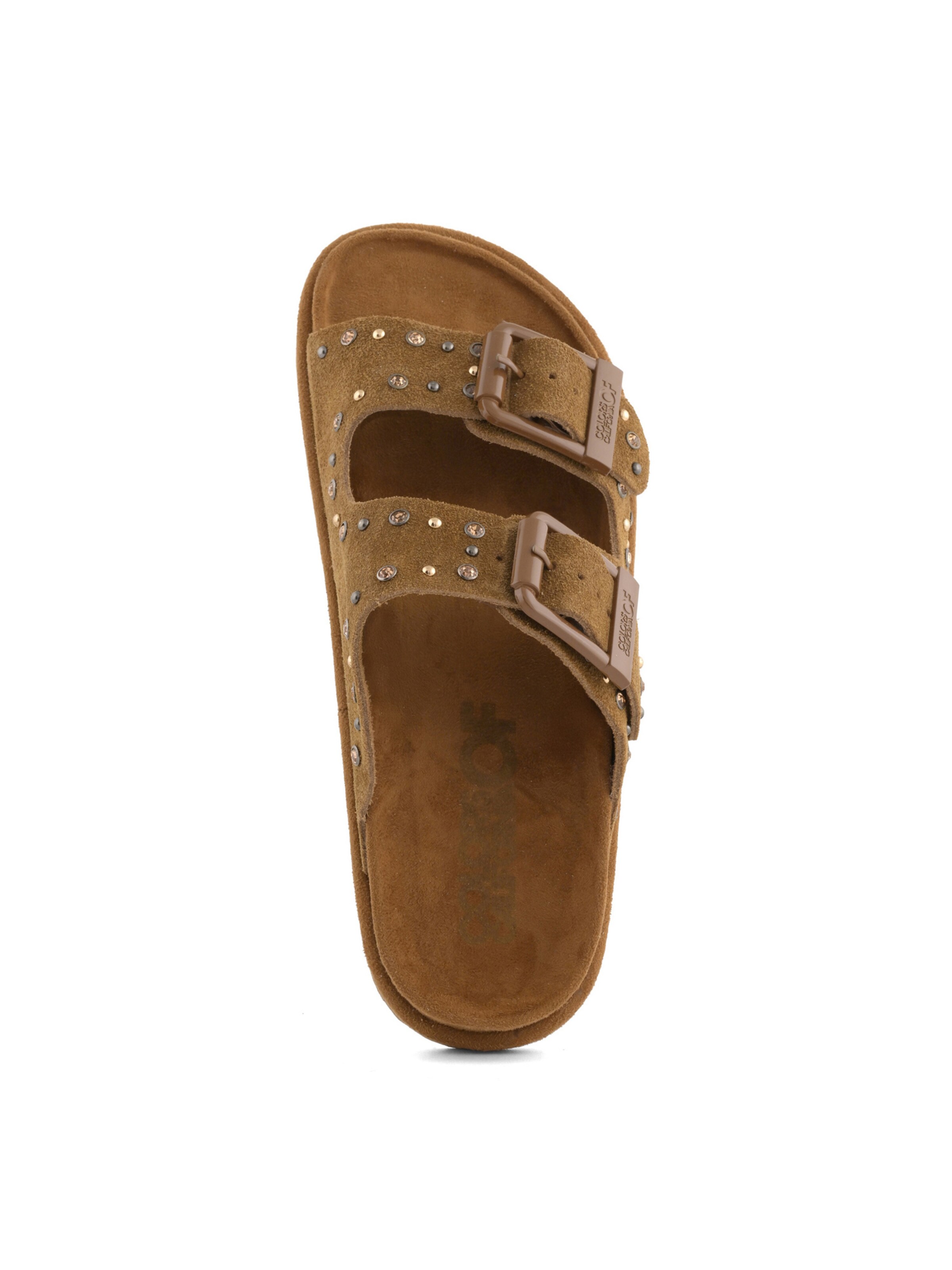 COLORS OF CALIFORNIA Mule in Brown: top