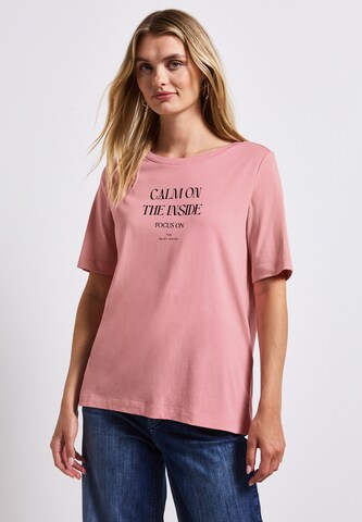 STREET ONE Shirt in Pink: front